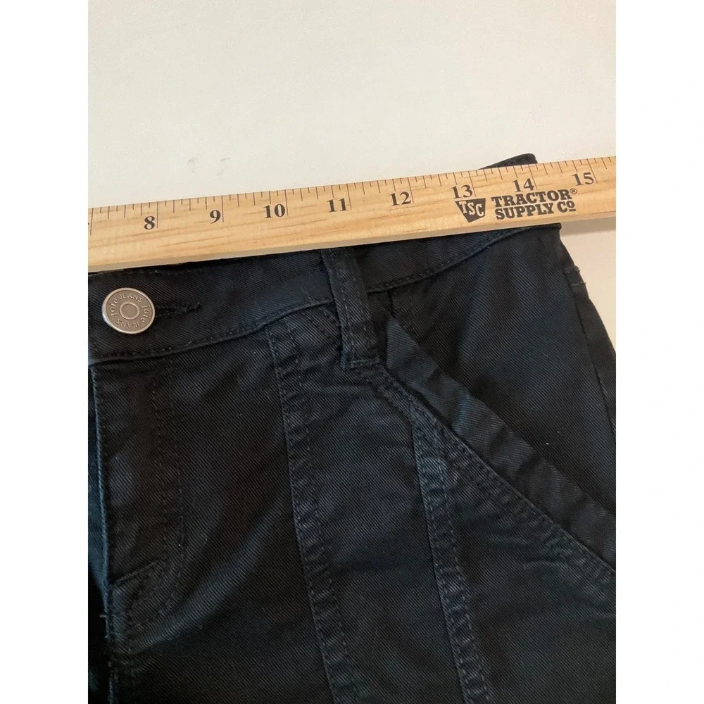 Joie Okana Black Cargo Jeans Stretch Tapered‎ Casual Gorpcore Cigarette  Emo 26
